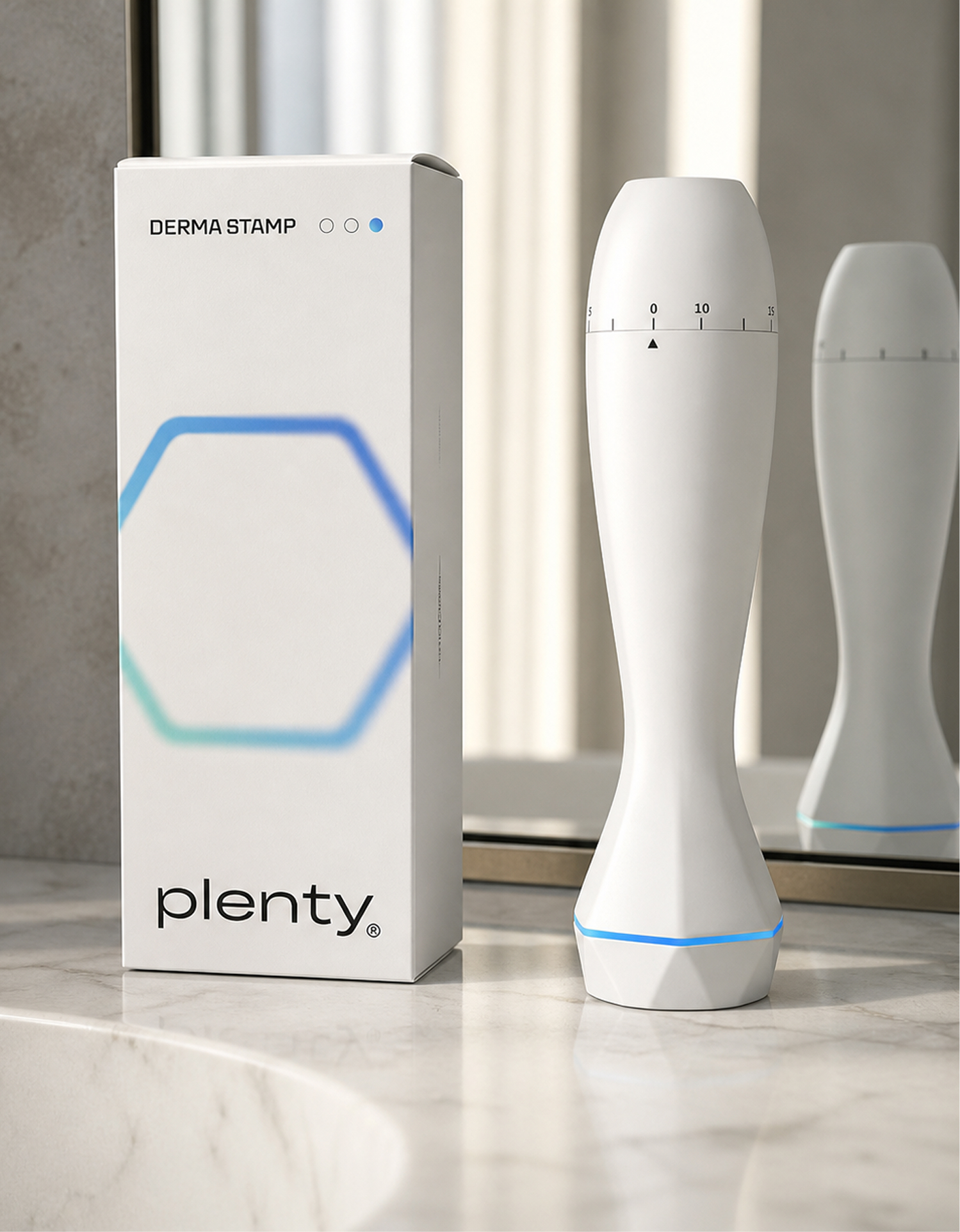 Plenty packaging and derma stamp
