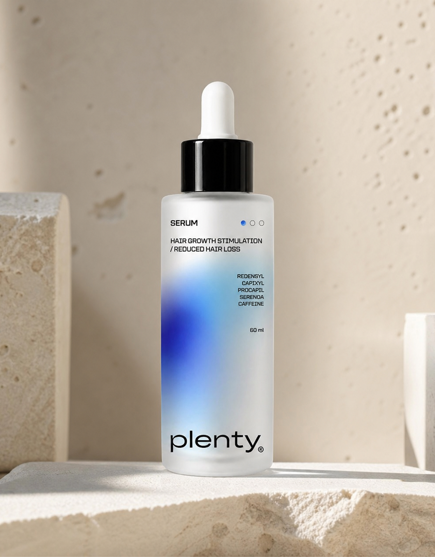 Plenty serum on a shelf